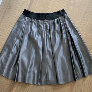 Daniel & Mayer Milano grey skirt with black ribbon detail